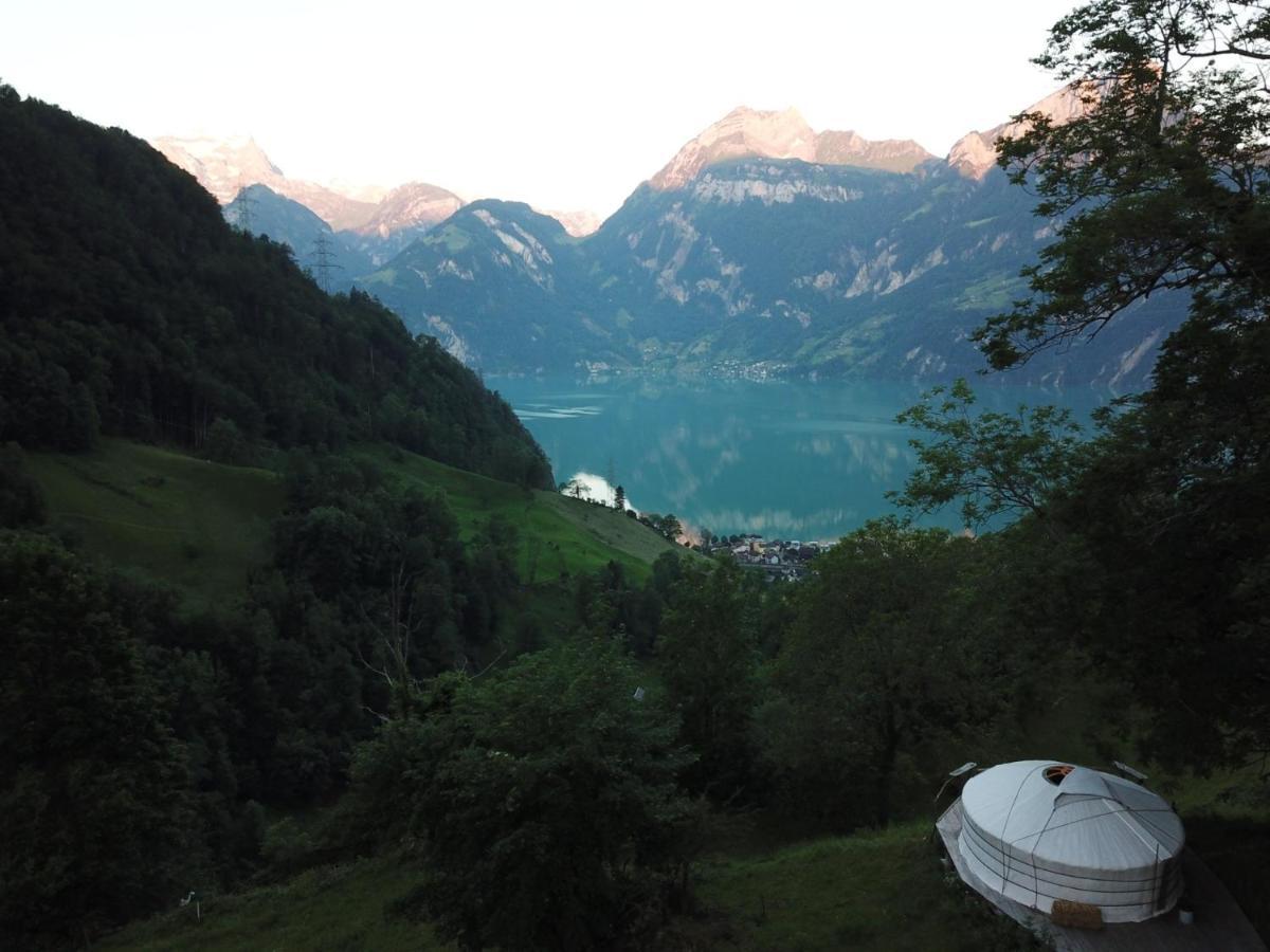 Panorama Jurte Ueber Dem Uri-See A Sisikon Exteriör bild