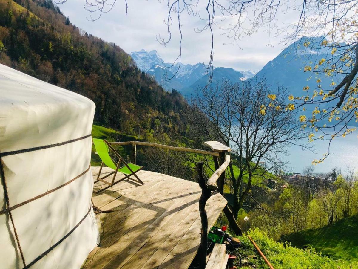 Panorama Jurte Ueber Dem Uri-See A Sisikon Exteriör bild
